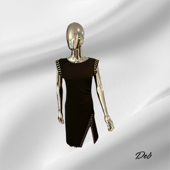 Michael Kors Black Studded Dress - Picture 1 of 8